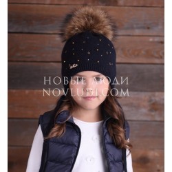 Зимняя шапка для девочки 3-5 лет КИРА kids Миалт